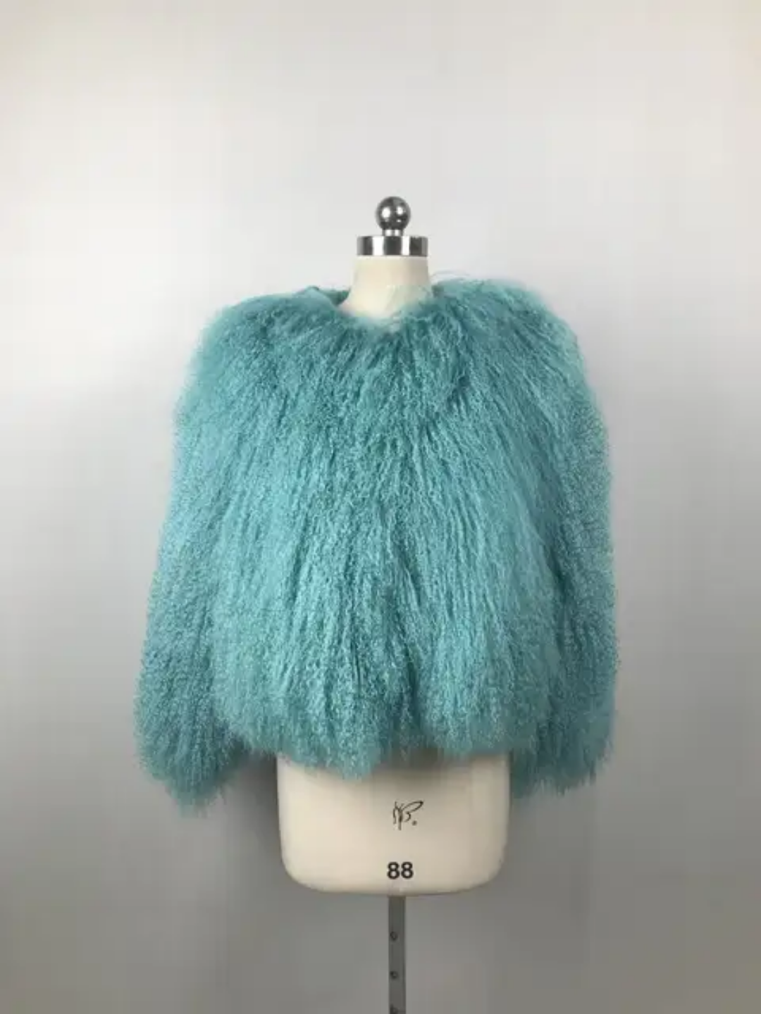 Mongolian Lamb Fur Coat Handmade Women's