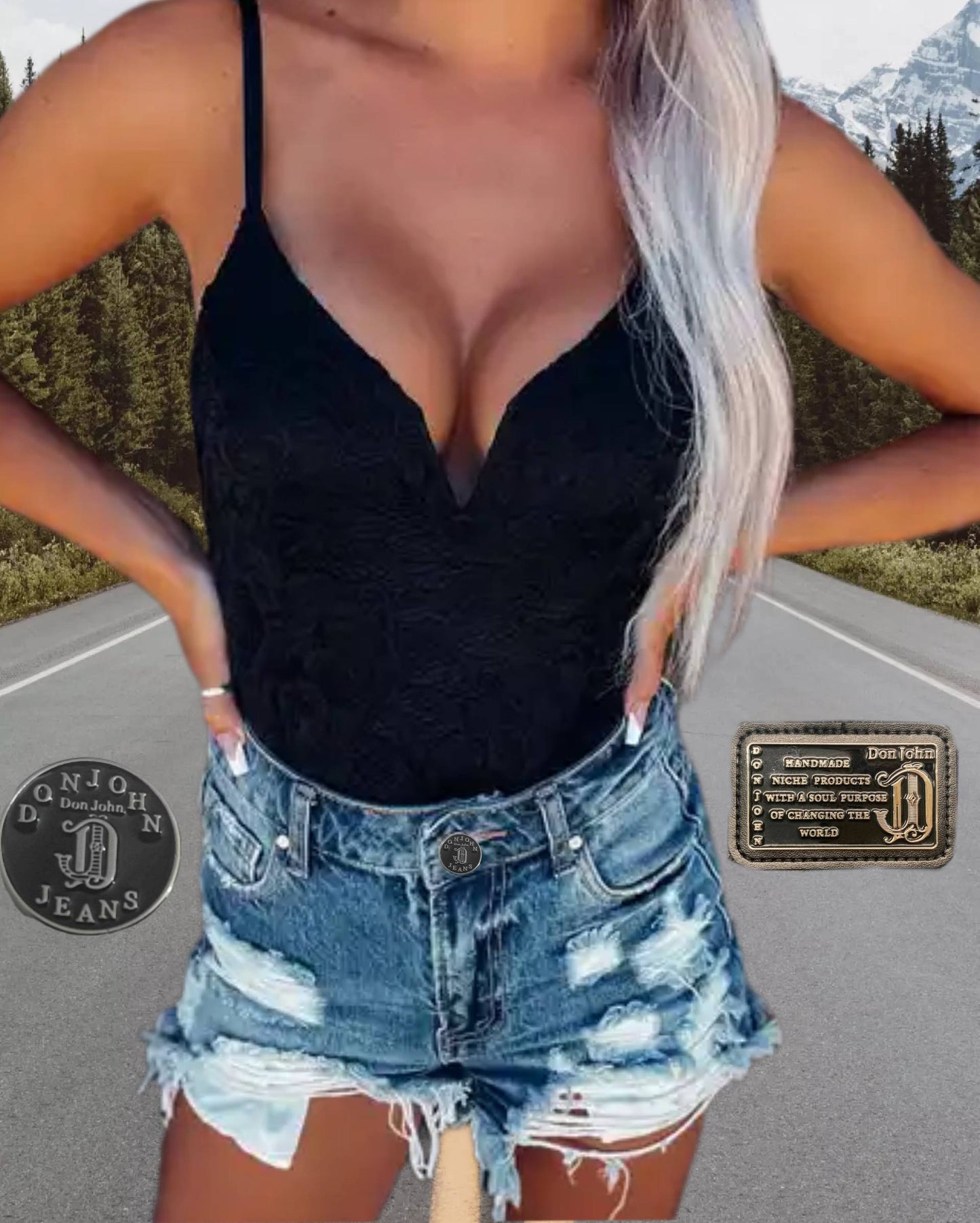 DON JOHN Jean Custom Handmade Women's