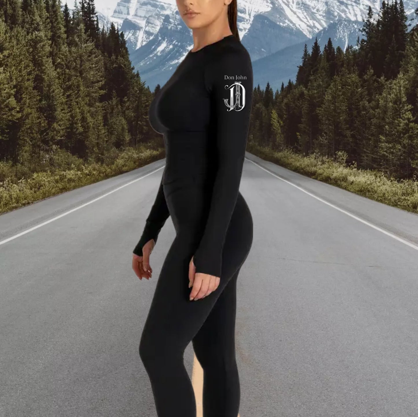 DON JOHN Yoga Outfits Women's