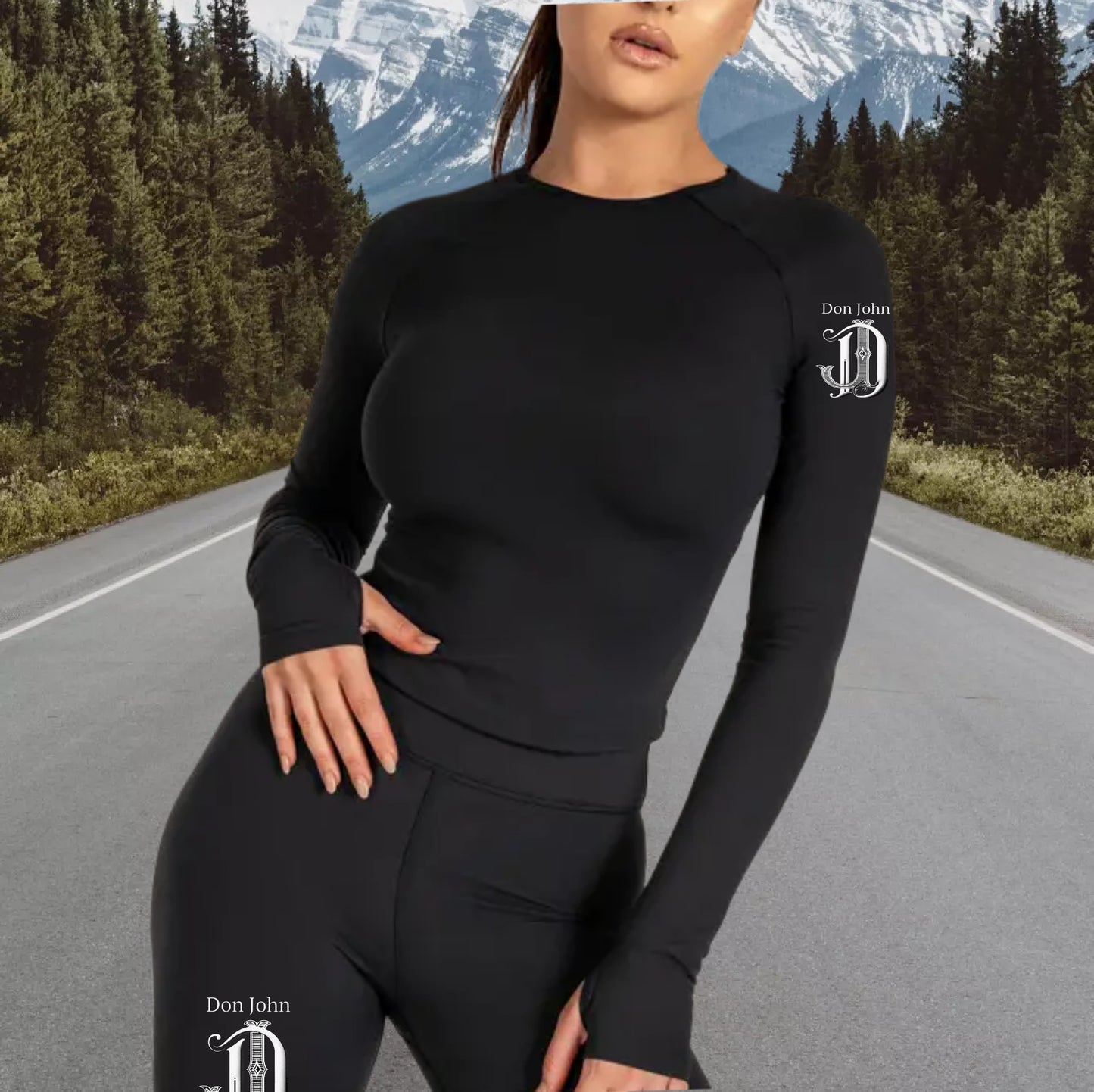 DON JOHN Yoga Outfits Women's