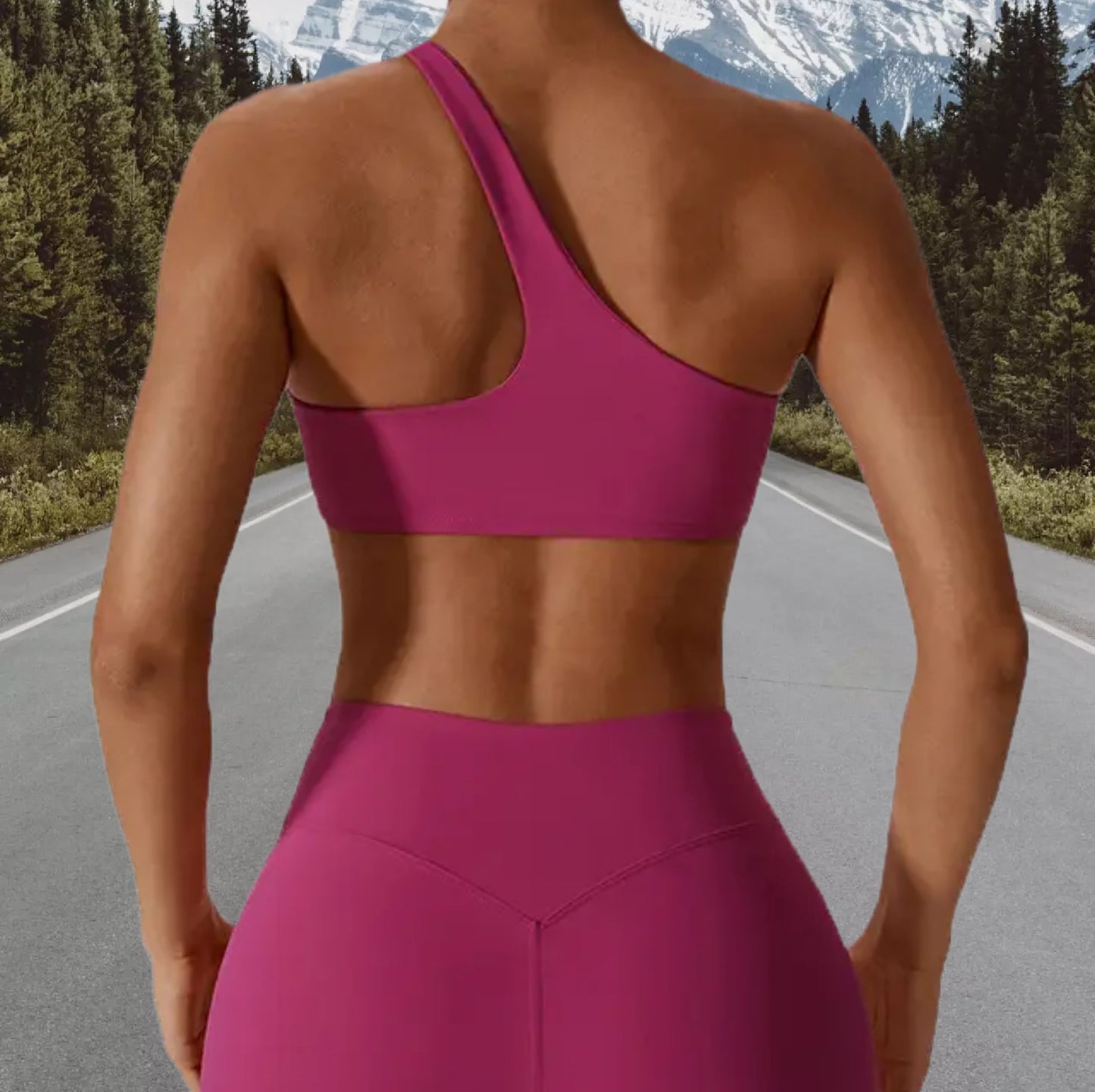DON JOHN Yoga Zipper Front 3 Piece Outfit Set Women's