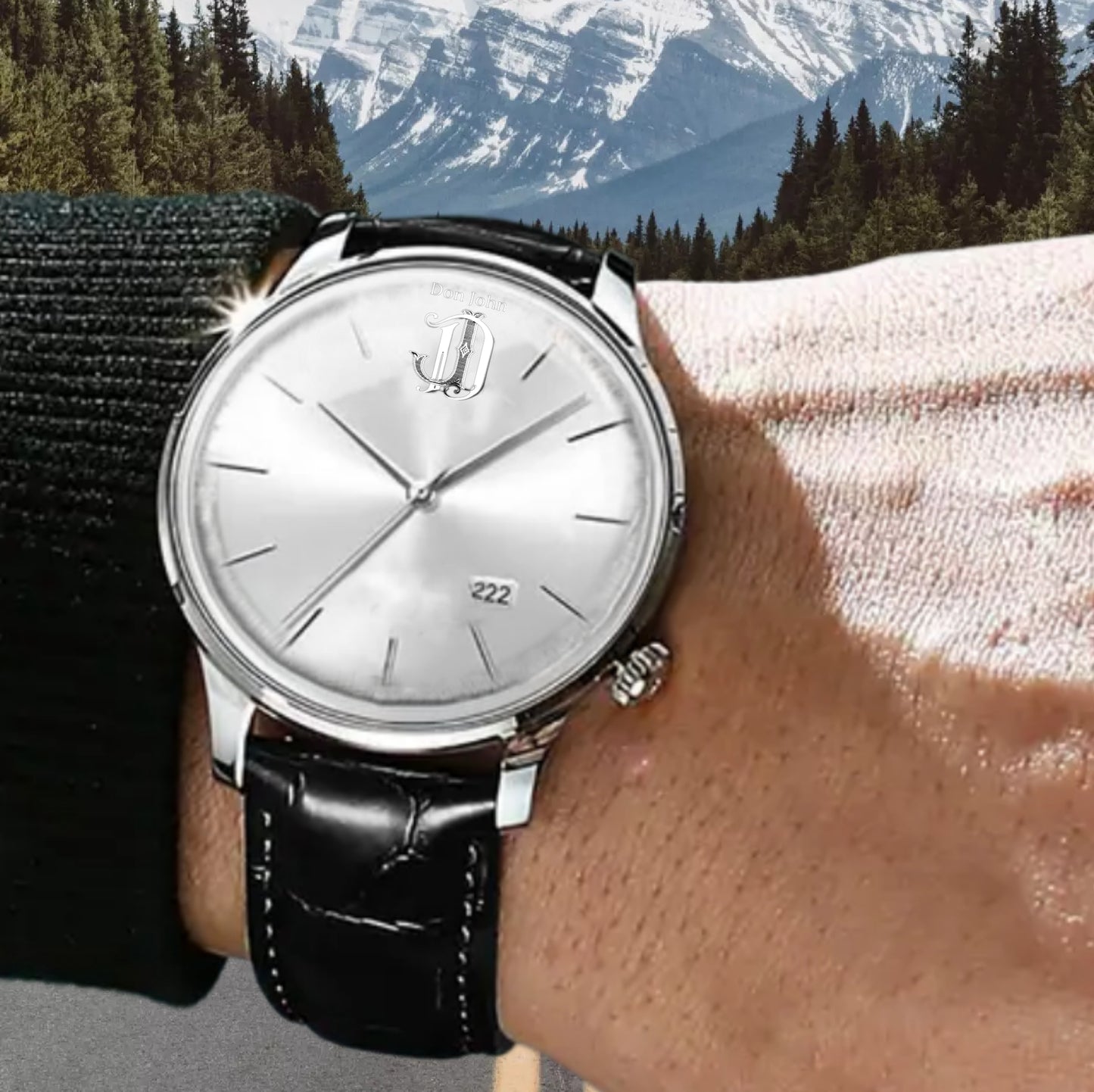 DON JOHN Watch Swiss Movement Handmade Stainless Steel Unisex