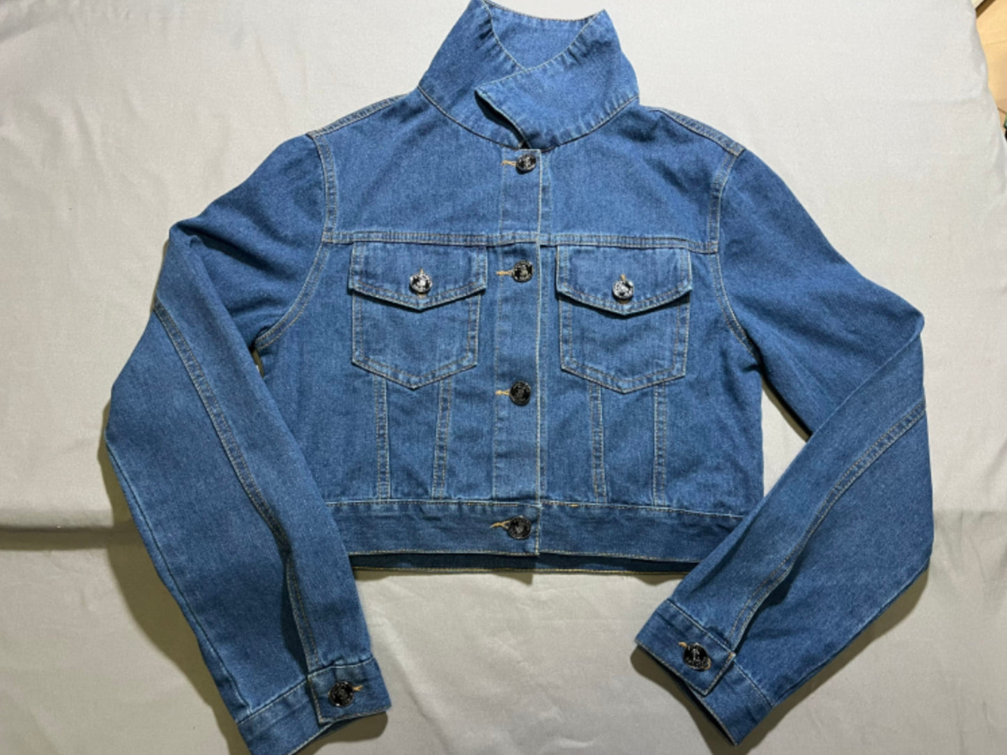 DON JOHN Jean Jacket Marilyn Monroe Print Women's