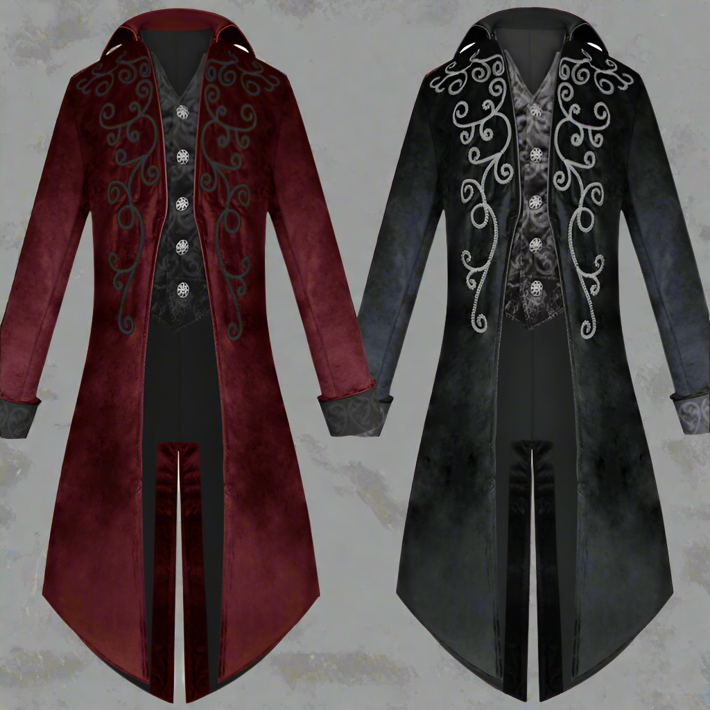 Jacket Gothic Tailcoat Renaissance Men's