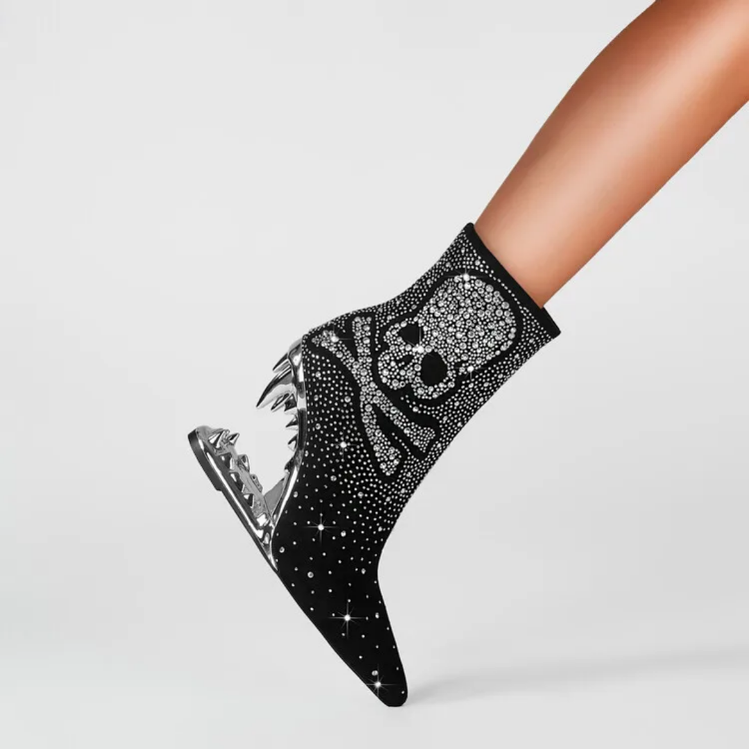Skull Boots Women's