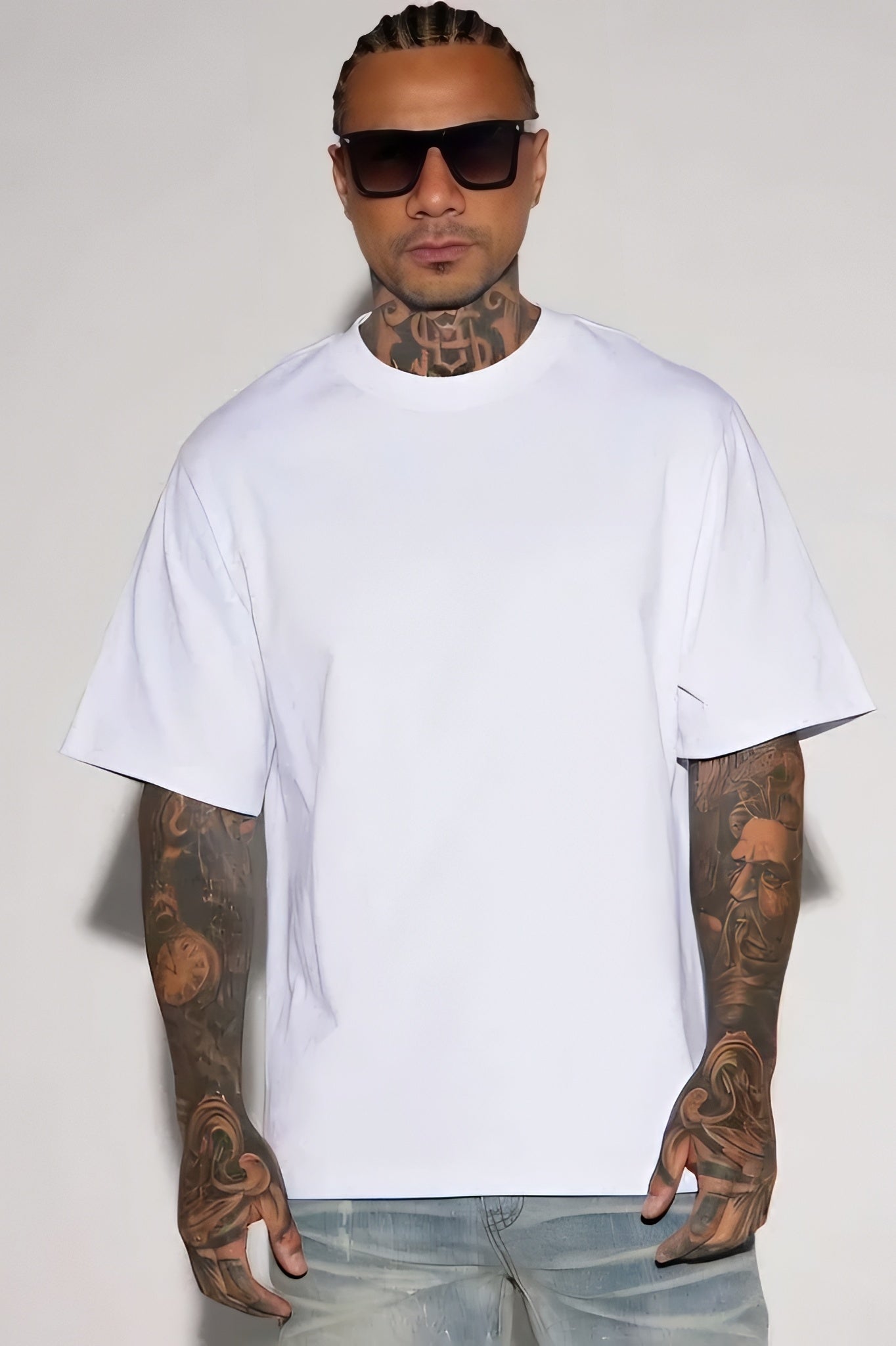 DON JOHN Luxury White T-Shirt Men's