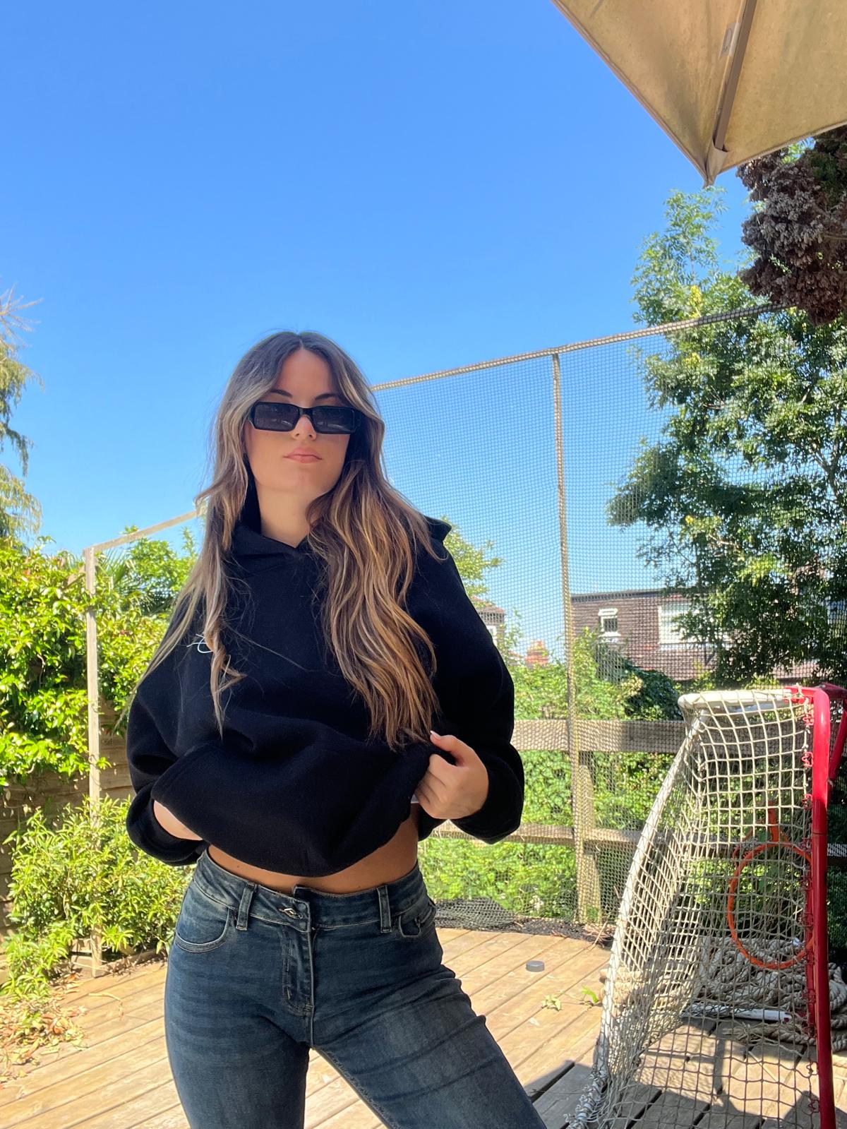 Charlotte Summers 1 Black Hoodie 1 Pink Shirt