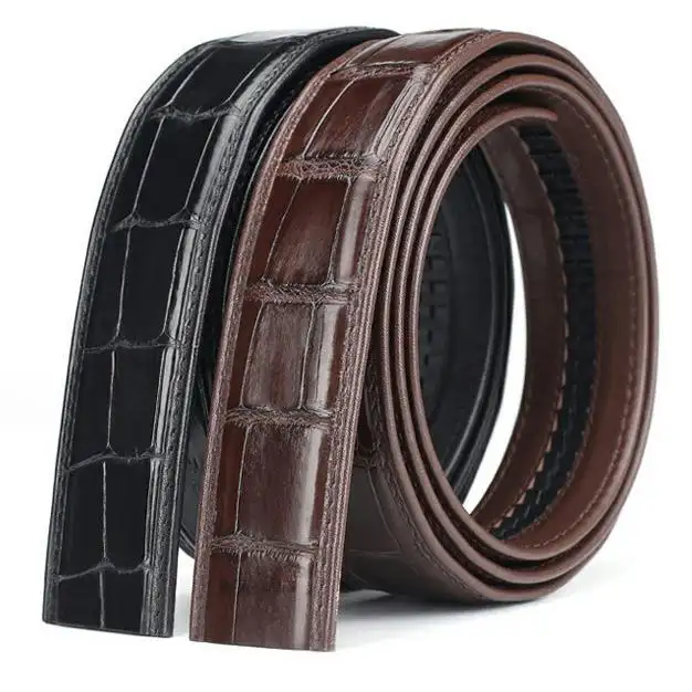 Handmade Crocodile Belt Men's
