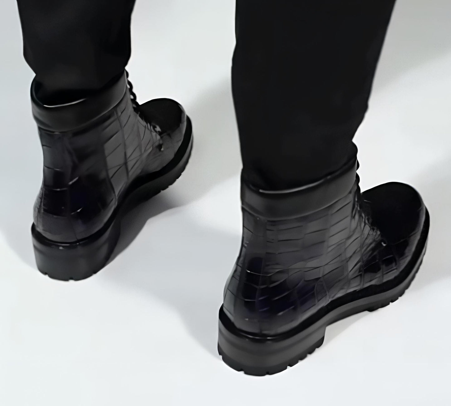 DON JOHN Crocodile Boots Men's