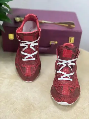 DON JOHN Handmade Python Hightop Sneakers Men's