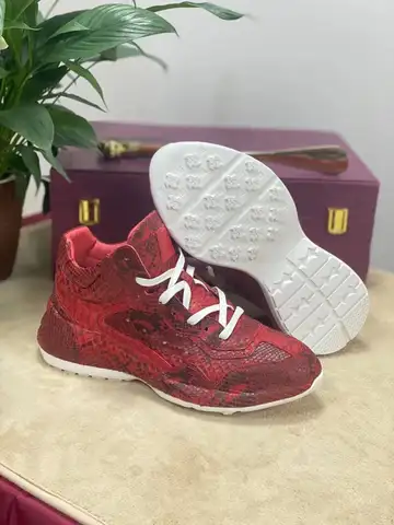 DON JOHN Handmade Python Hightop Sneakers Men's