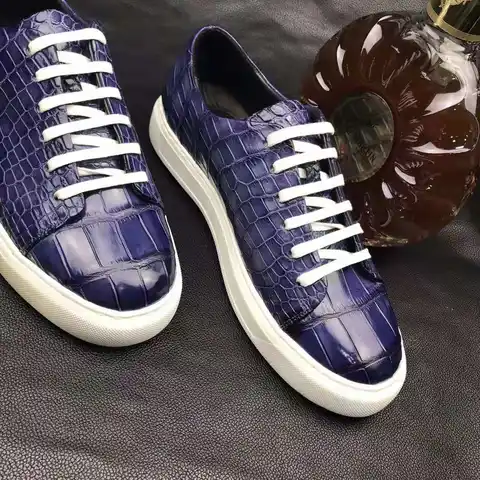 DON JOHN Crocodile Sneakers Handmade Men's