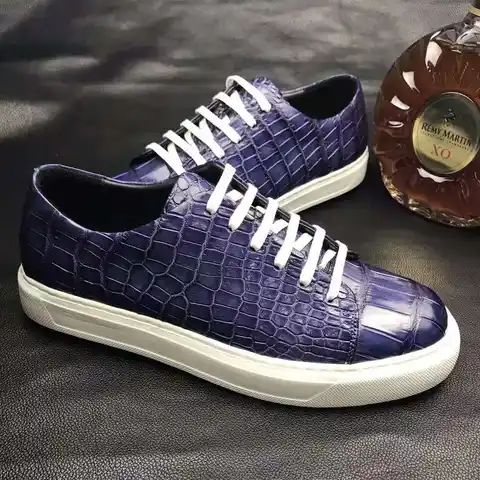 DON JOHN Crocodile Sneakers Handmade Men's