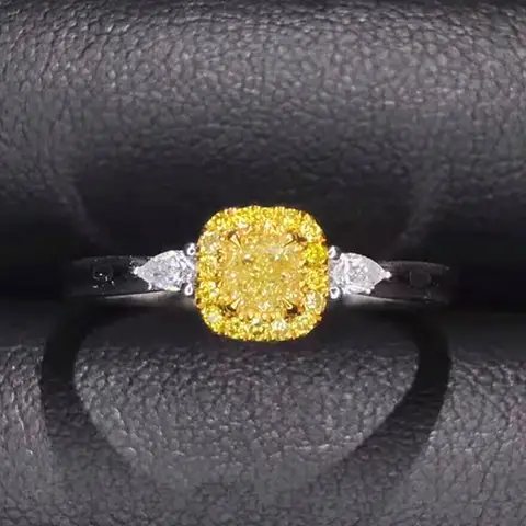 Wedding Ring 18K Gold & Natural Diamonds Women's