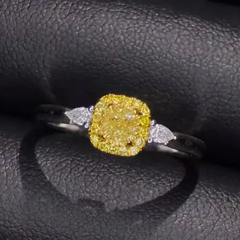 Wedding Ring 18K Gold & Natural Diamonds Women's