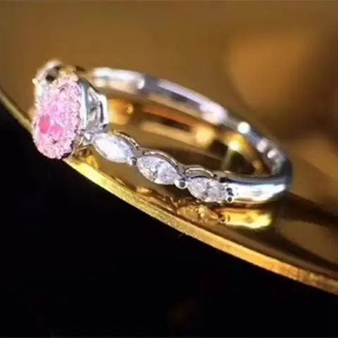 Wedding Ring 18K Gold & Natural Diamonds Women's