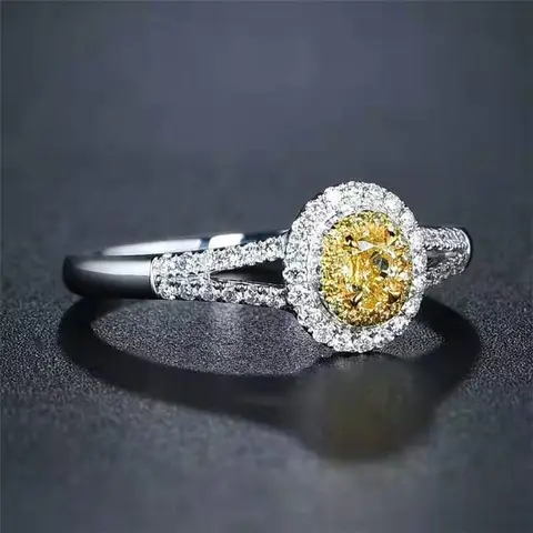 Wedding Ring 18K Gold & Natural Diamonds Women's