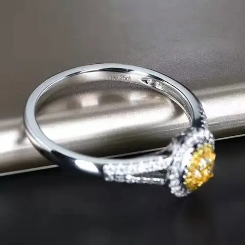 Wedding Ring 18K Gold & Natural Diamonds Women's