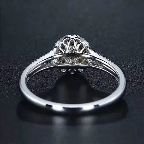 Wedding Ring 18K Gold & Natural Diamonds Women's