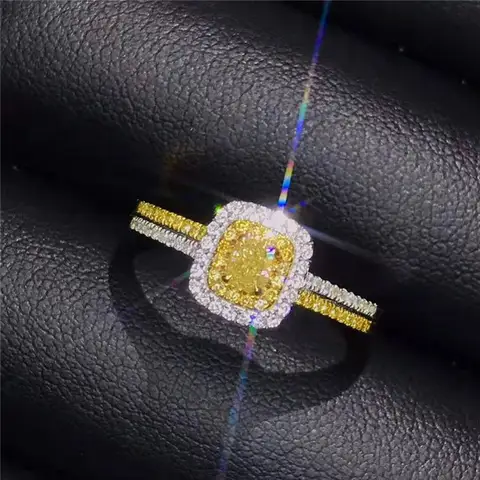 Wedding Ring 18K Gold & Natural Diamonds Women's
