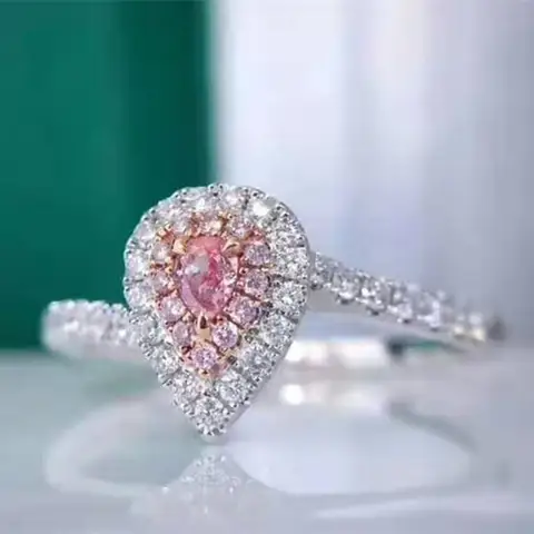 Wedding Ring 18K Gold & Natural Diamonds Women's