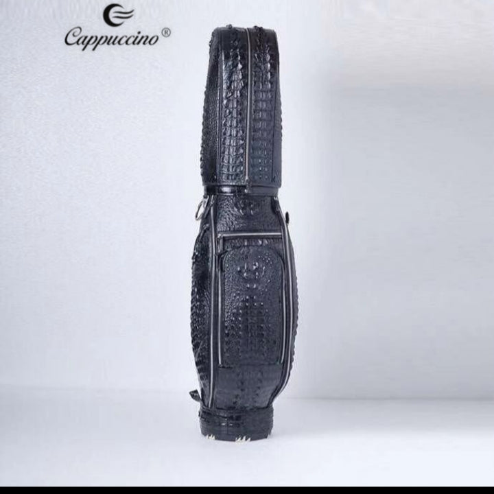 Luxury Crocodile Skin Leather Golf Bag Men's