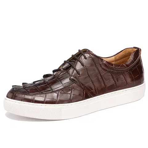 DON JOHN Crocodile Sneakers Handmade Men's