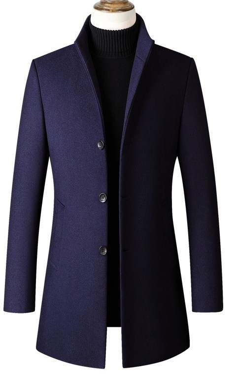 DON JOHN Wool Coat Business Jacket Available In 3 Colors Men's