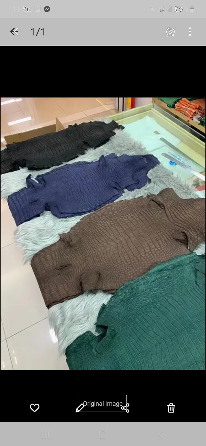DON JOHN Crocodile Jackets Handmade Men's