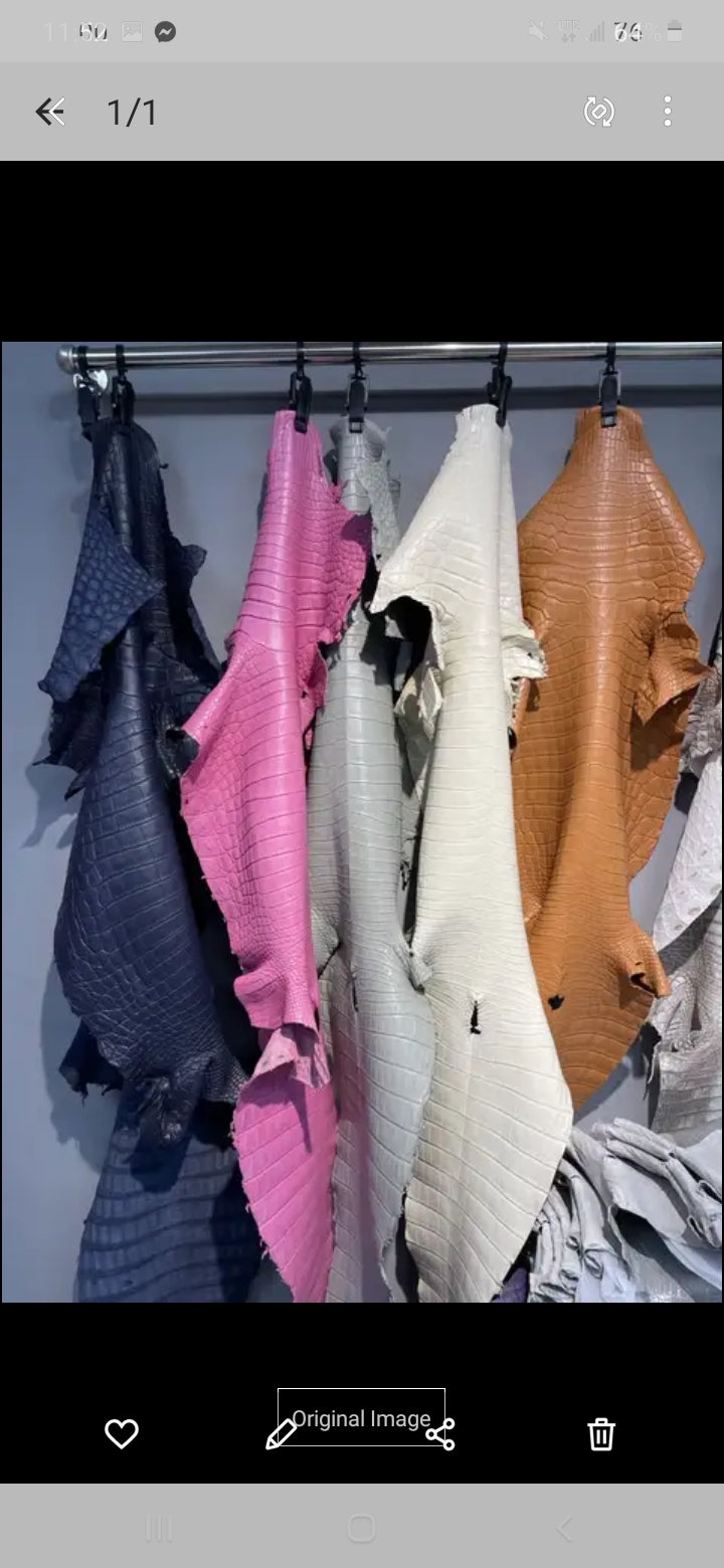 DON JOHN Crocodile Jackets Handmade Men's