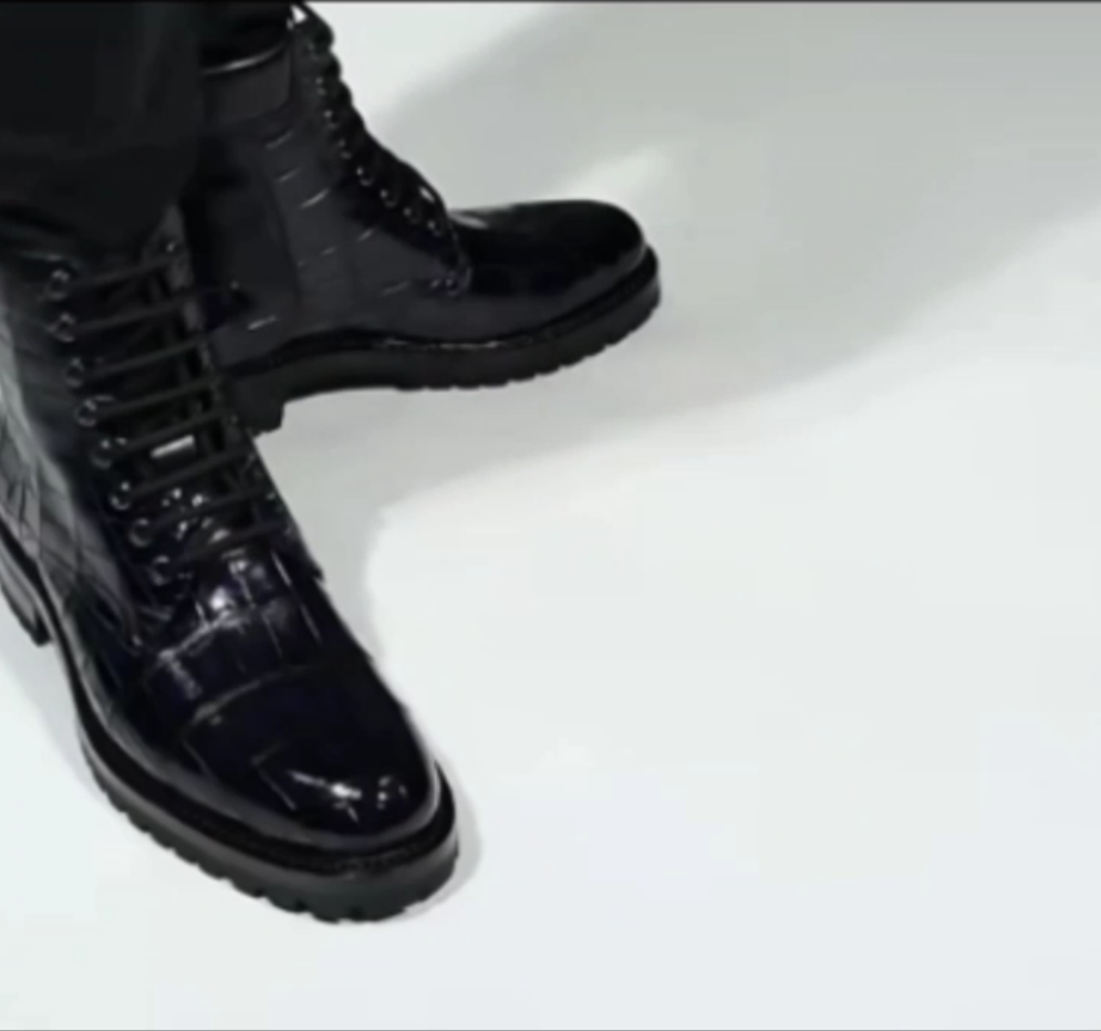 DON JOHN Crocodile Boots Men's