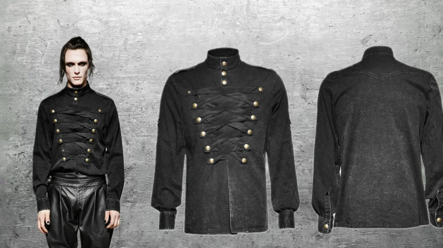 MEN'S GOTHIC STEAM PUNK EMO VAMPIRE & LARPER