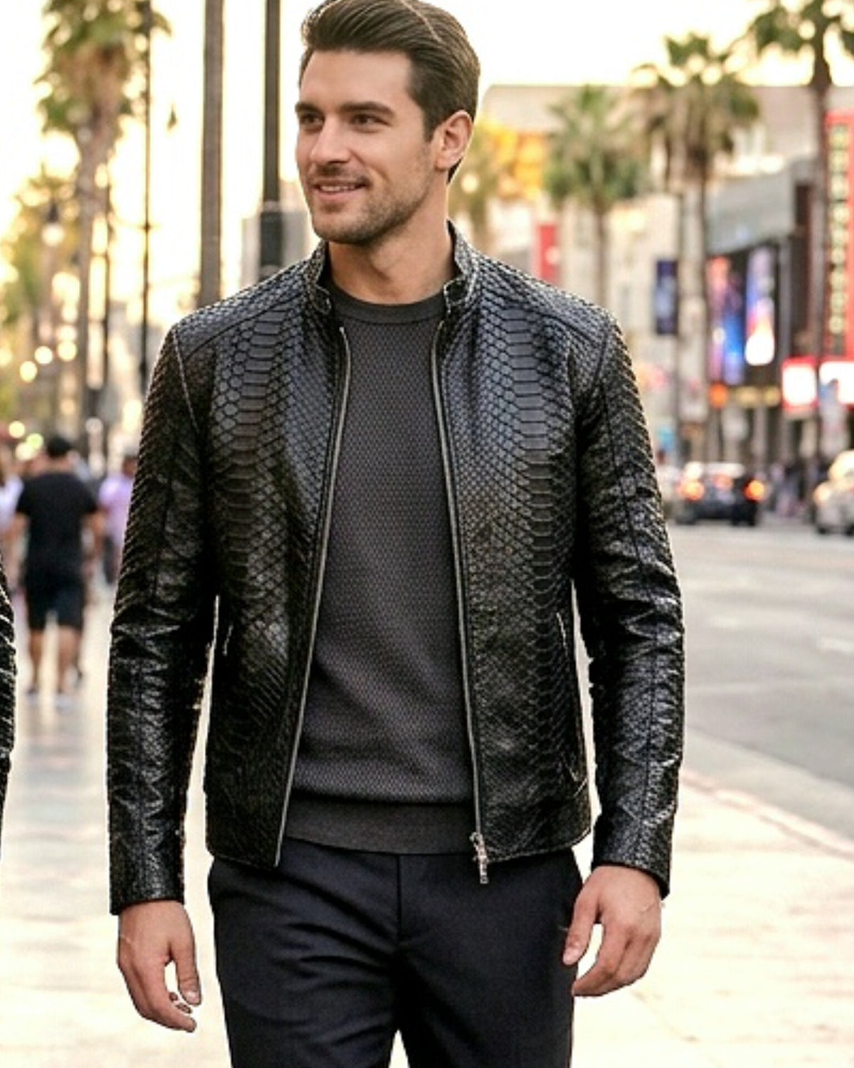 Valeriya Paklina Dragon Skin Python Jackets