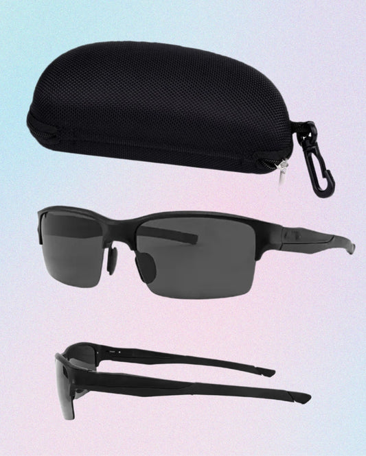 Riders Sunglasses & Case Transition No Line Bifocals Unisex