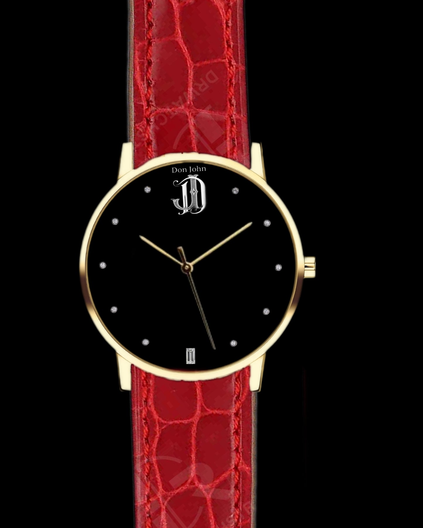 DON JOHN 18K Gold Watch Handmade Unisex