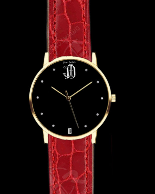 DON JOHN 18K Gold Watch Handmade Unisex
