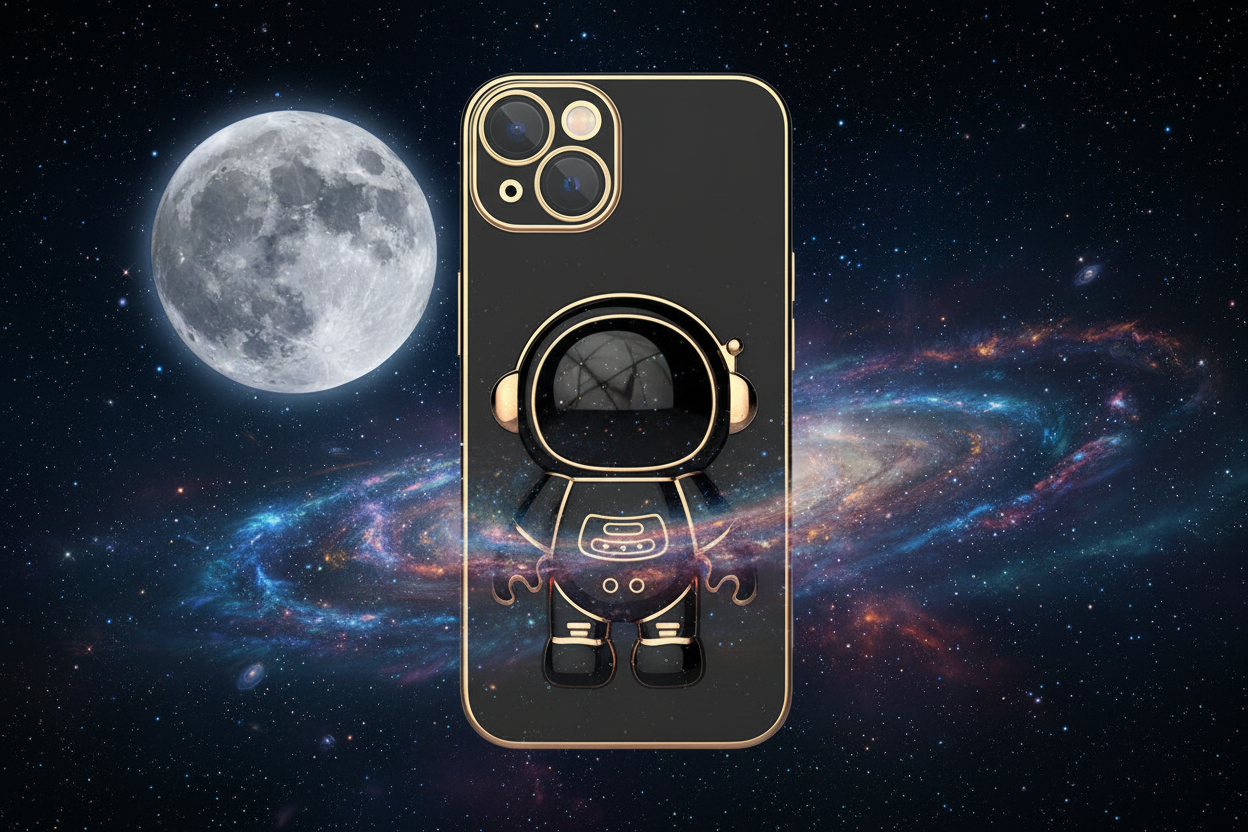 Kickstand Astronaut Phone Cases For A Variety Of Cellphones Unisex