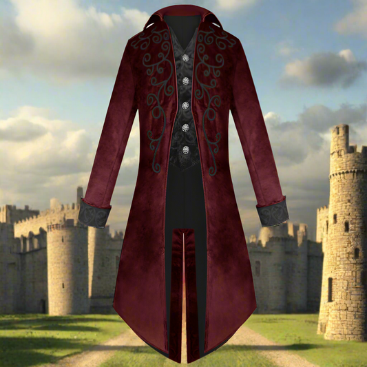 Jacket Gothic Tailcoat Renaissance Men's