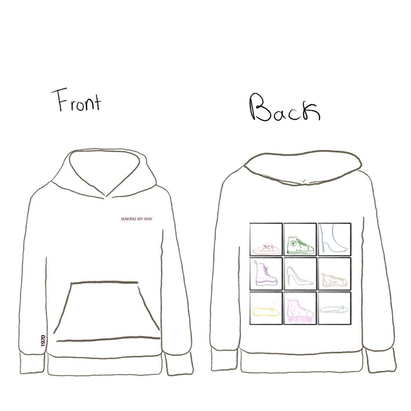 4 Pack Charlotte Summers Album Release Hoodies