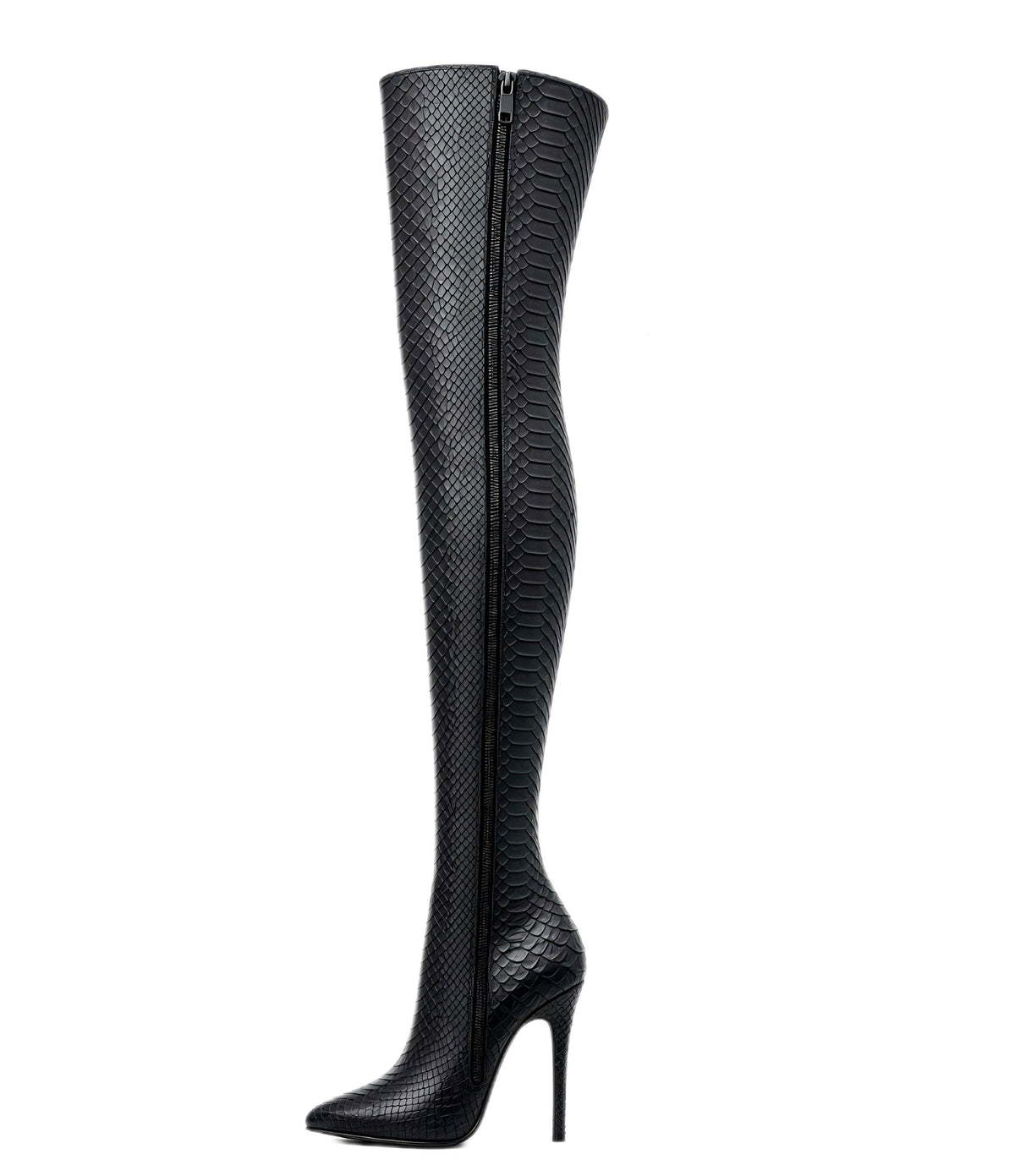 Valeriya Paklina Python High Boots