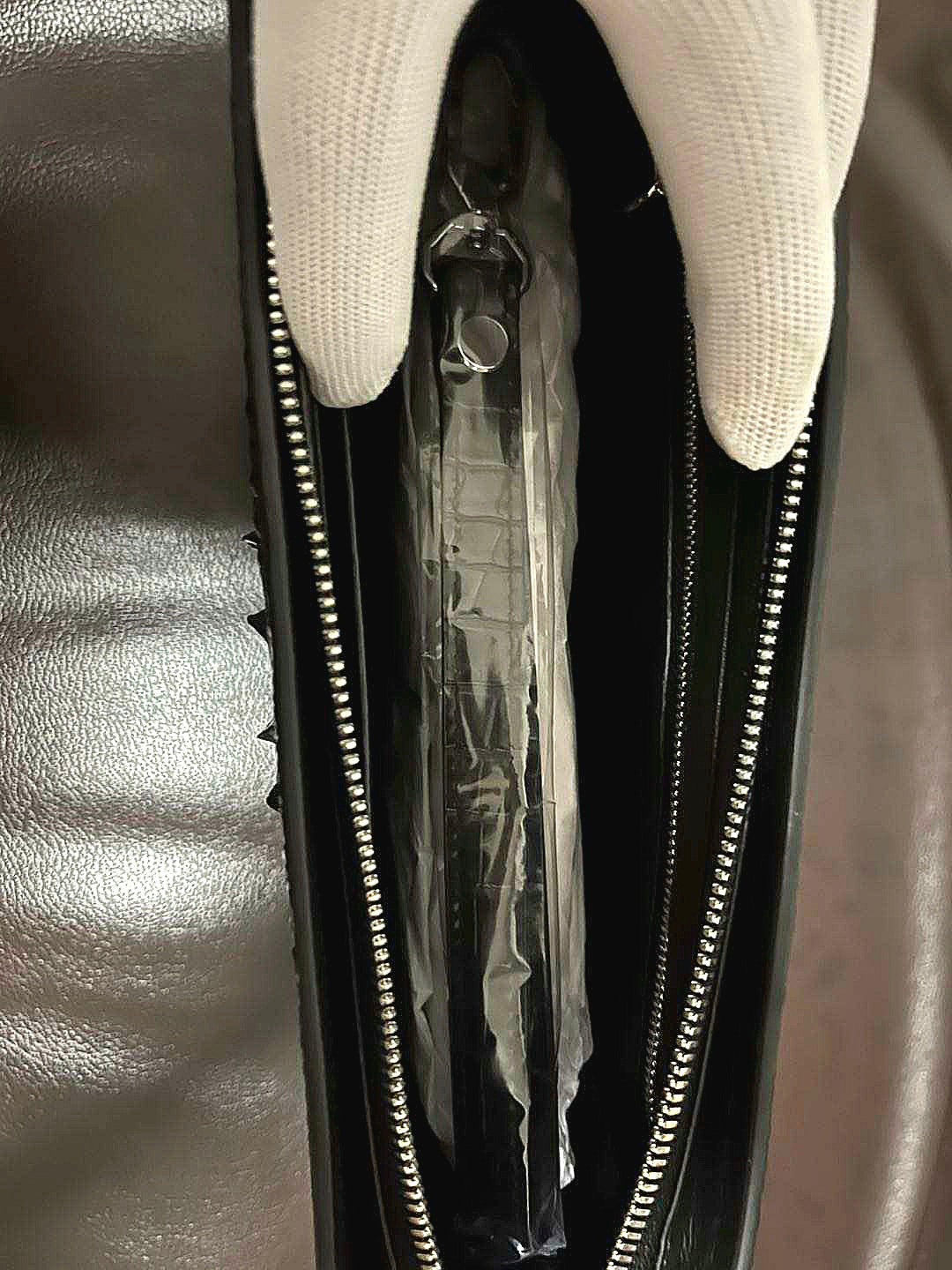 Crocodile Handmade Clutch Handbag Business Bag Men's