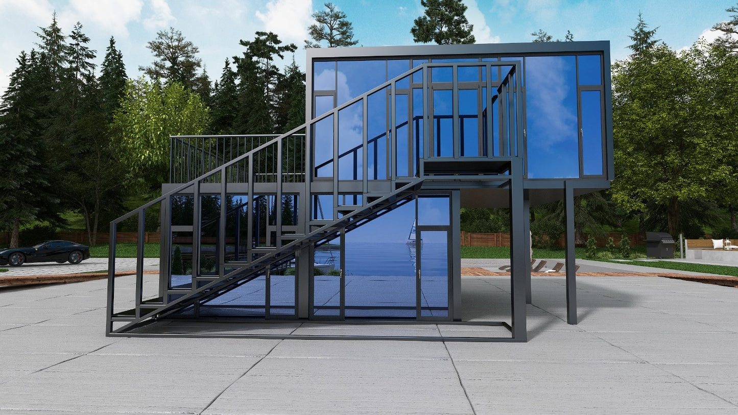 1 Story Tiny Home Buy 2 & Stack them