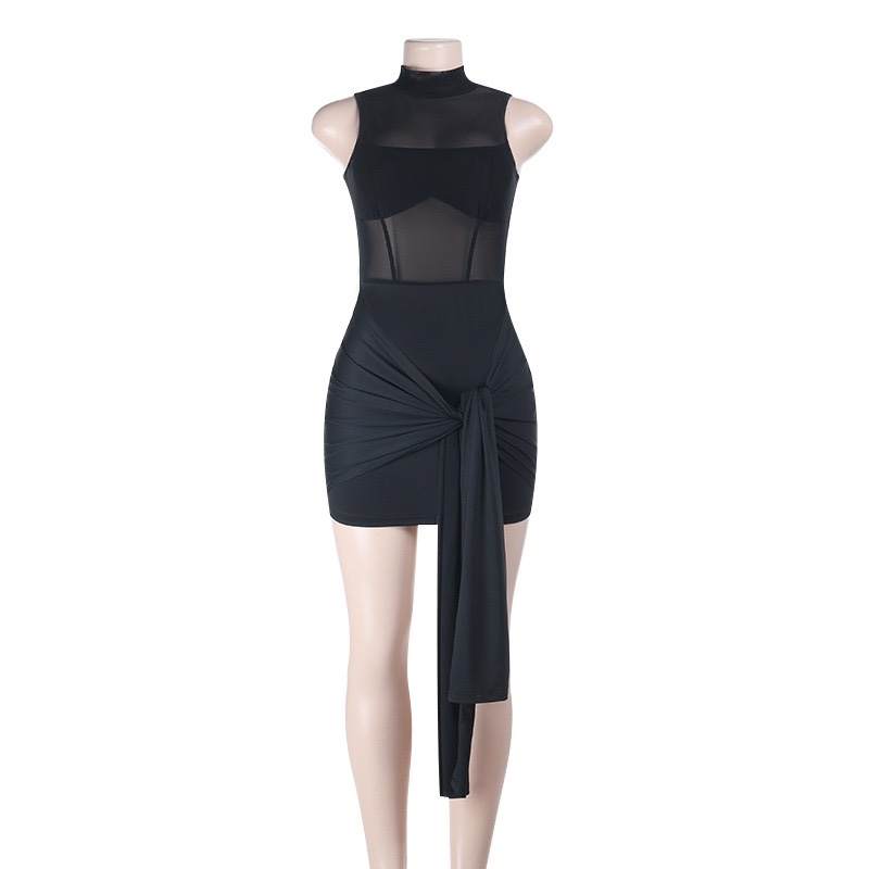 Mesh Sleeveless Dress