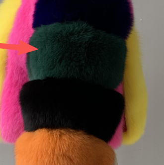 Green Cashmere Fur cape