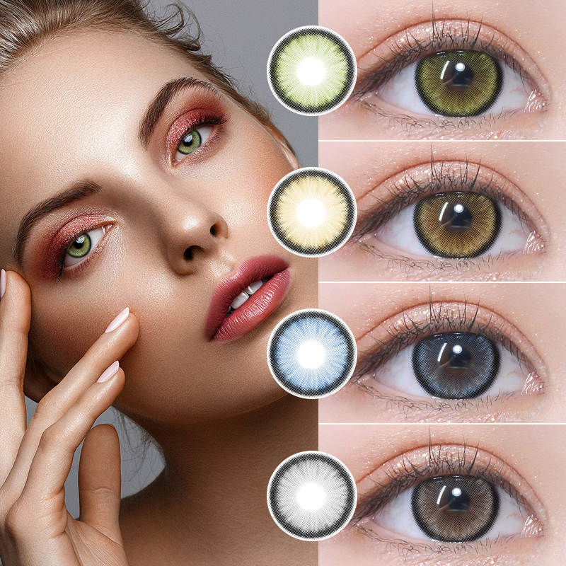 71 Styles Color Contact Lenses With Case 3 Pairs For $100 Sale Price Unisex.