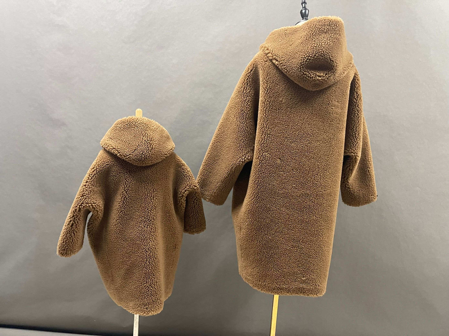 DON JOHN Teddy Bear Hooded Coats For Adults & Children Unisex
