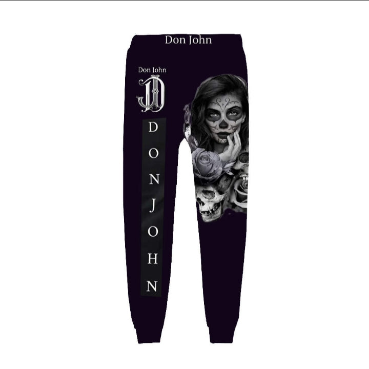 DON JOHN Sweatpants Made To Order Day Of The Dead