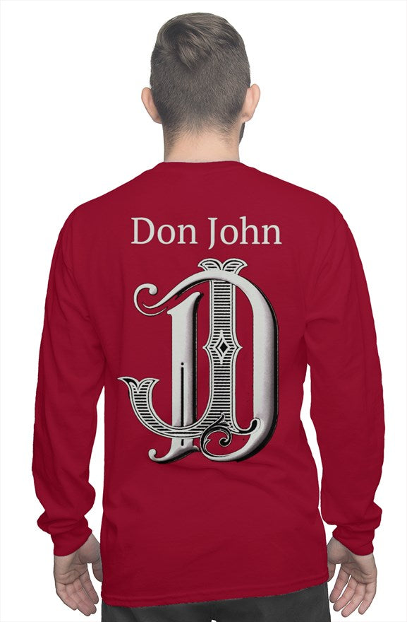 gildan long sleeve tee Don John by Victoria Charles