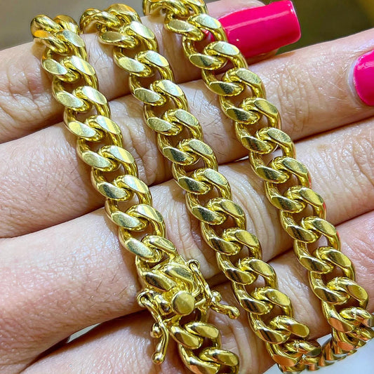 14k Solid Gold Cuban Link Chain 26" 70grams 6mm Thick Unisex